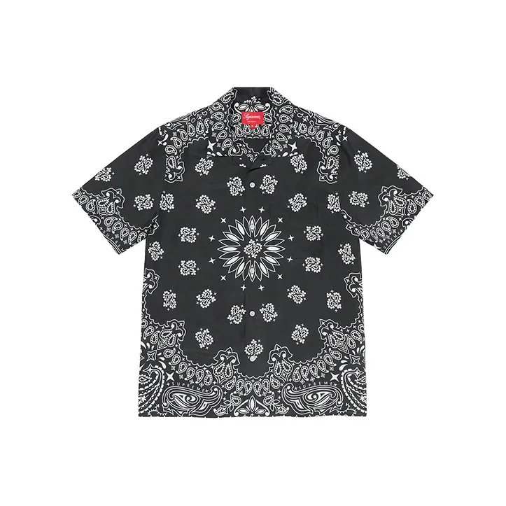 Supreme Bandana Silk S/S Shirt-4