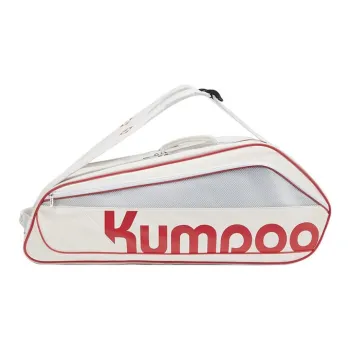 KUMPOO Badminton Racket Bags Multipurpose Strap White Red Unisex