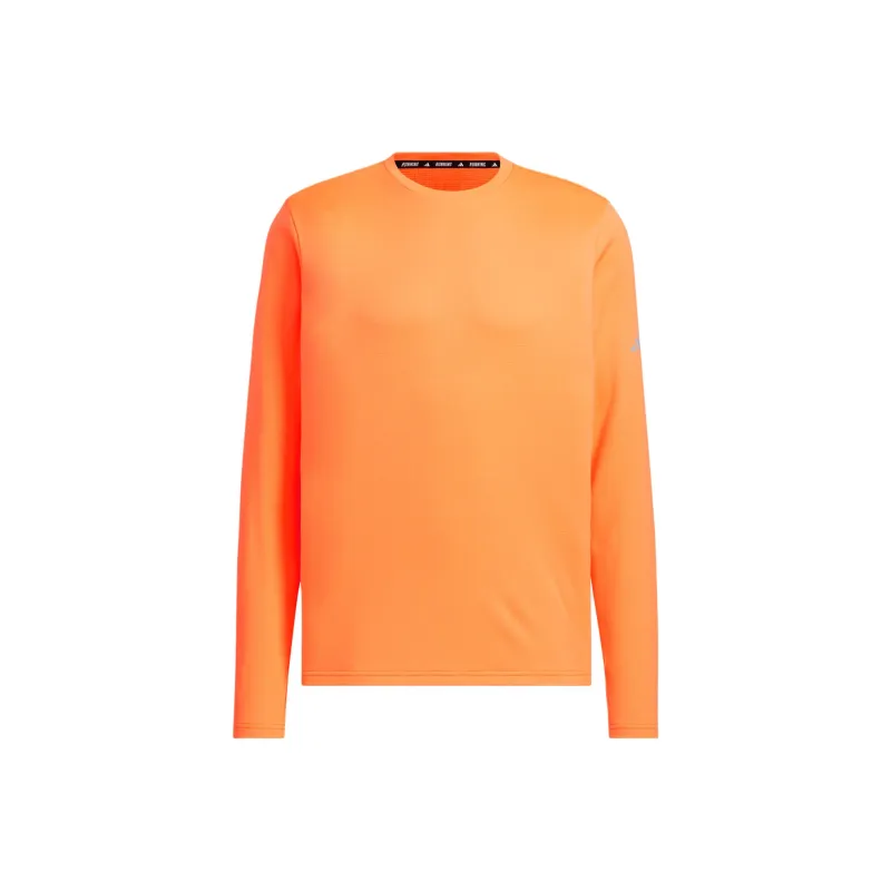 Adidas FW24 ESS RN T LS WR T-Shirt Unisex Warning Red Fluorescent/Deep Silver Gray-0
