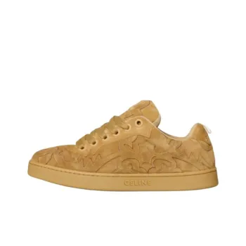 CELINE Huntington Low Top Skateboard Shoes Men's Brown