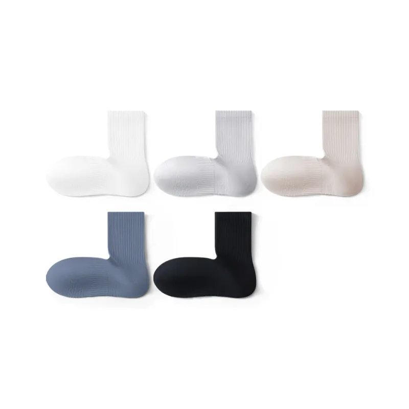 SHIWAJI Mid Calf Socks Men's 5 Pack-10