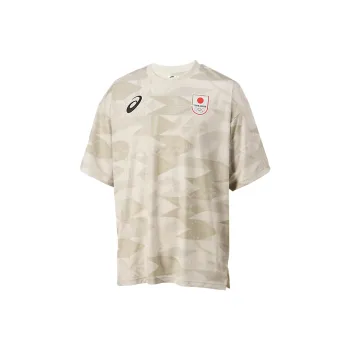 Asics Japanese Athletics Team Olympic Series T-Shirt Unisex Birch