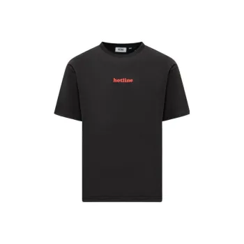 GCDS Hotline Embroidered Oversized T Shirt
