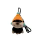 Orange Hats & Caps with Bee Puppy Charm Bag Attachment