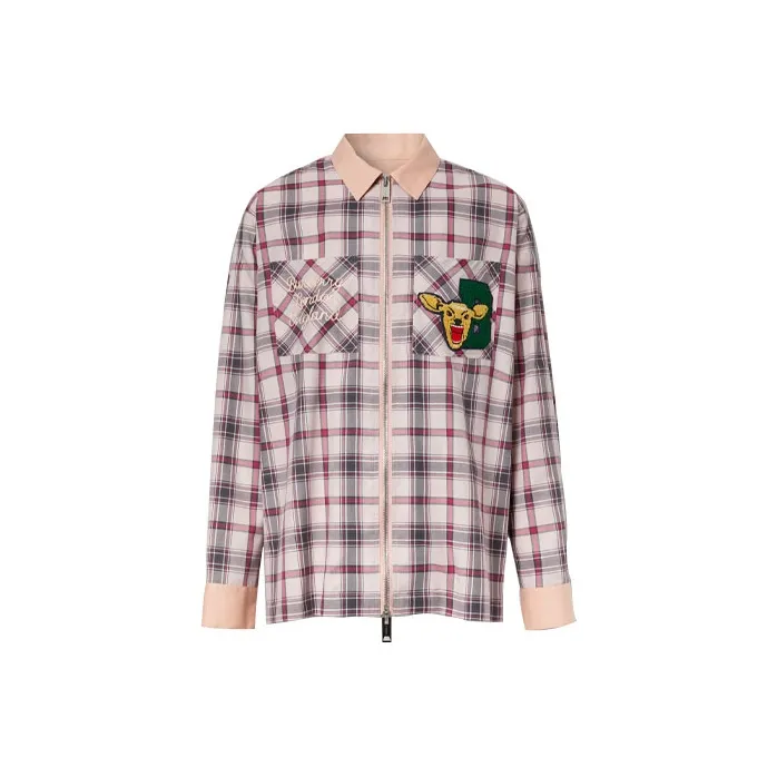 Burberry Shirt Men's Ice Frost Pink-0