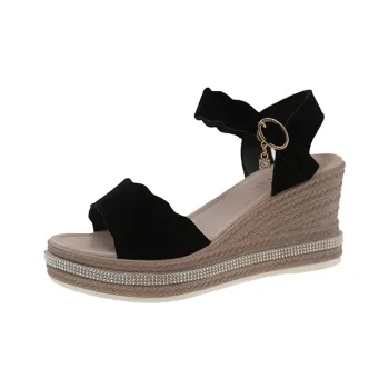 AJPAP Strap Sandals Women's Black
