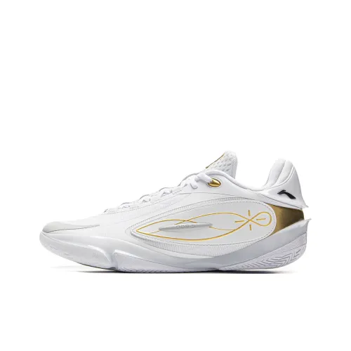 LiNing Wade 808 5 ULTRA Anti Slip Wear Resistant Low Top Carbon Plate Basketball Shoes Men's White