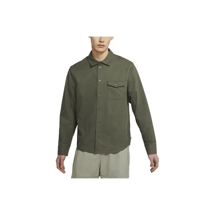 Nike Shirts Men Army Green-0