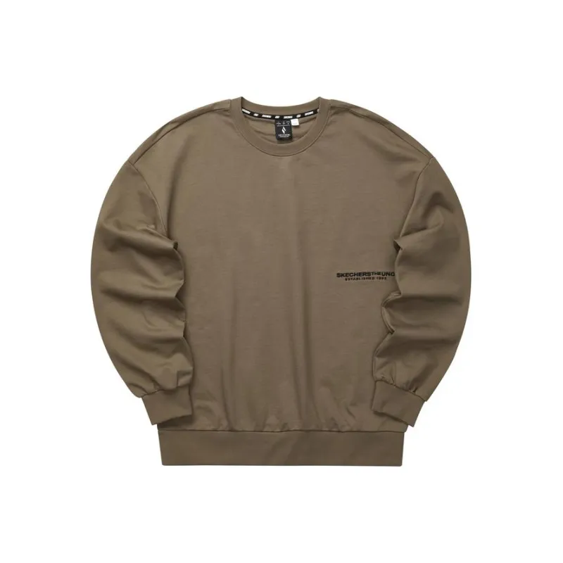 Skechers Sweatshirt Unisex Chocolate Slice Color-0