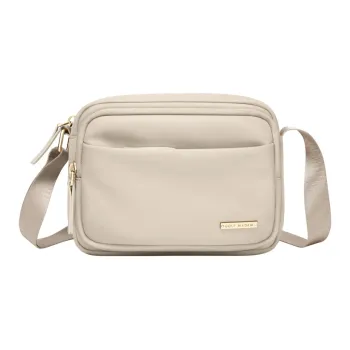 GOLF Fabric Crossbody Bag Women's Apricot/Black