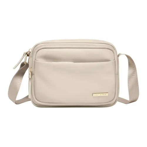GOLF Fabric Crossbody Bag Women's Apricot/Black