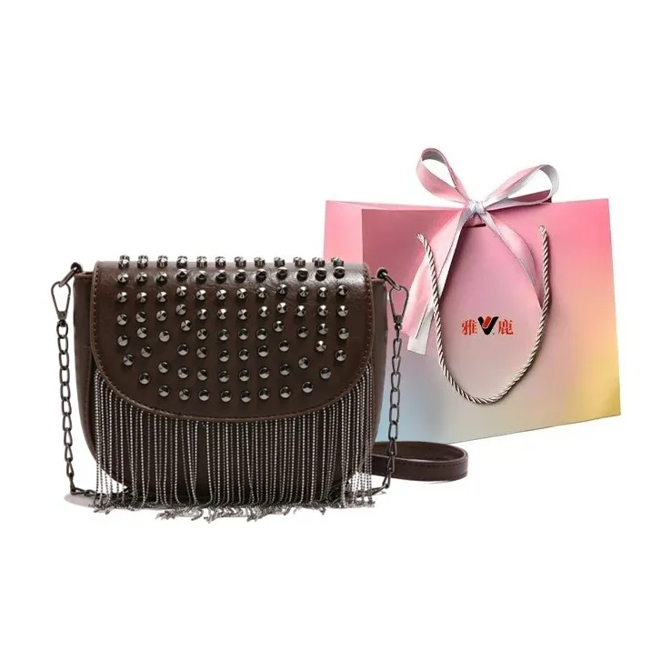 Yalu PU Crossbody Bag, Shoulder Bag Women's Black/White/Coffee/Silver-12