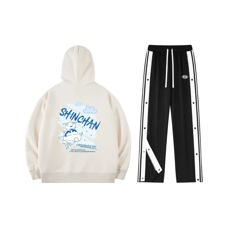 Crayon Shinchan Sweatshirt Set Unisex-13