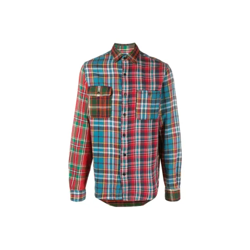 Polo Ralph Lauren Patchwork Plaid check Cotton Shirt