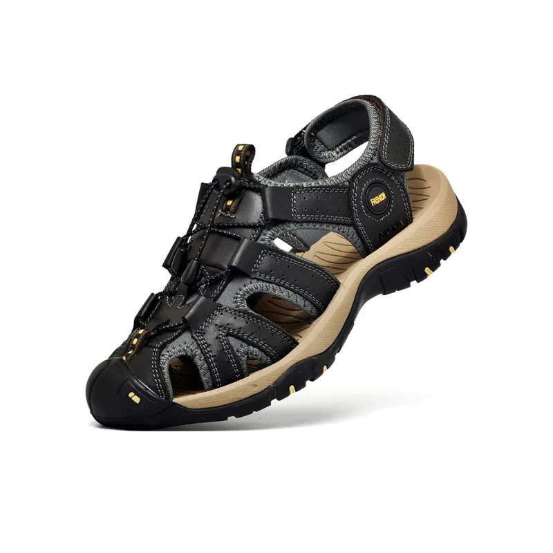 AIPSEN River Trekking Shoes Men's Black-2