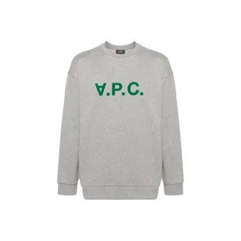 A.P.C Eliot Logo Printed Crewneck Sweatshirt