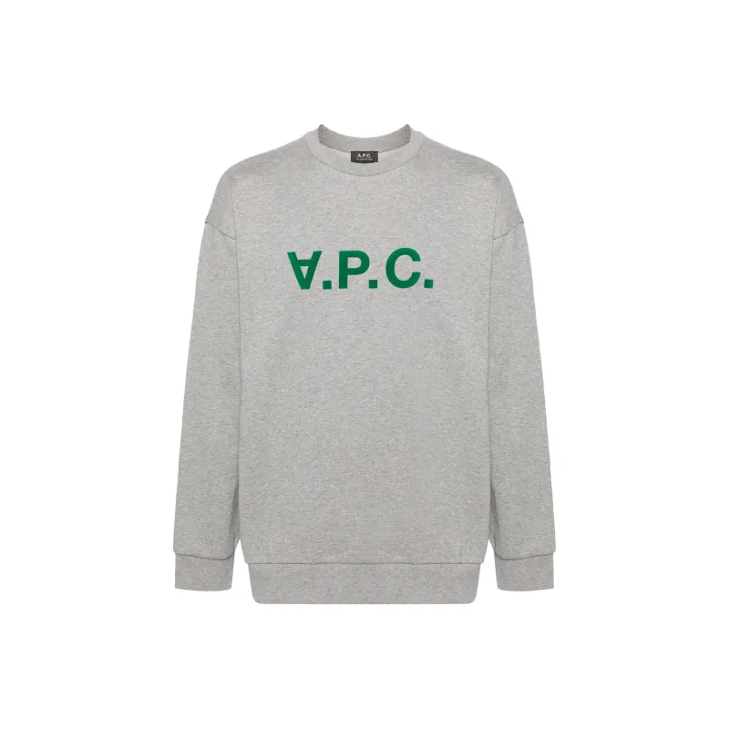 A.P.C Eliot Logo Printed Crewneck Sweatshirt-0