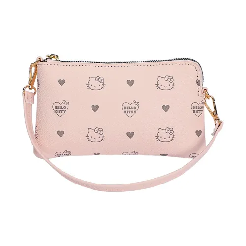 MESUCA Kitty Series Synthetic Leather Shoulder Bag, Crossbody Bag Women's Pink/Yellow Brown