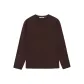 BROWN/Dark Brown, Crew Neck