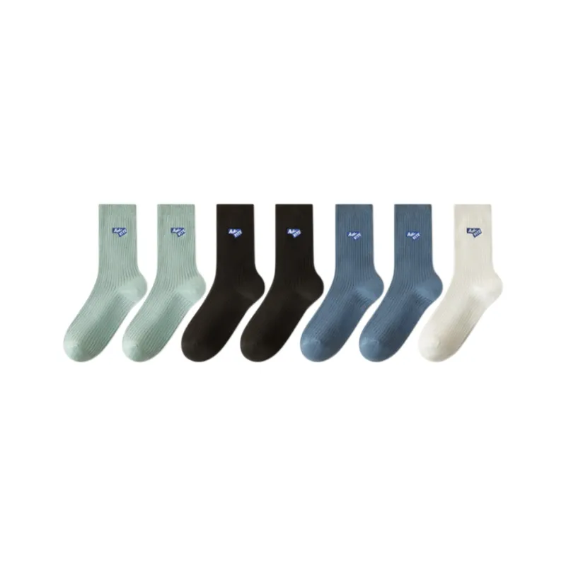 MIIOW Mid Calf Socks Unisex 7 Pack-3