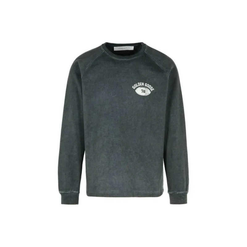 Golden Goose Logo Printed Long Sleeved T Shirt-0