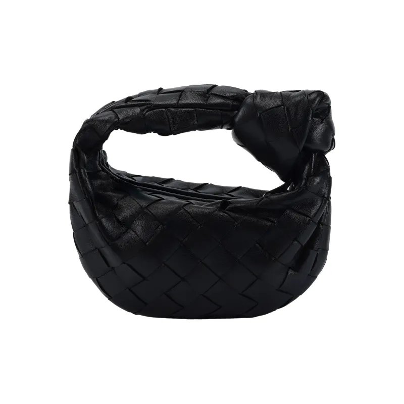 Bottega Veneta JODIE Lamb Leather Handbag Mini Women's Black-2