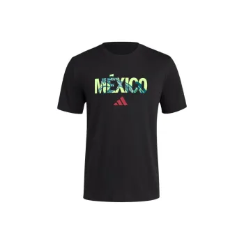 Adidas Free Shipping With AdiClub Mexico 3 Bar Logo Graphic Tee