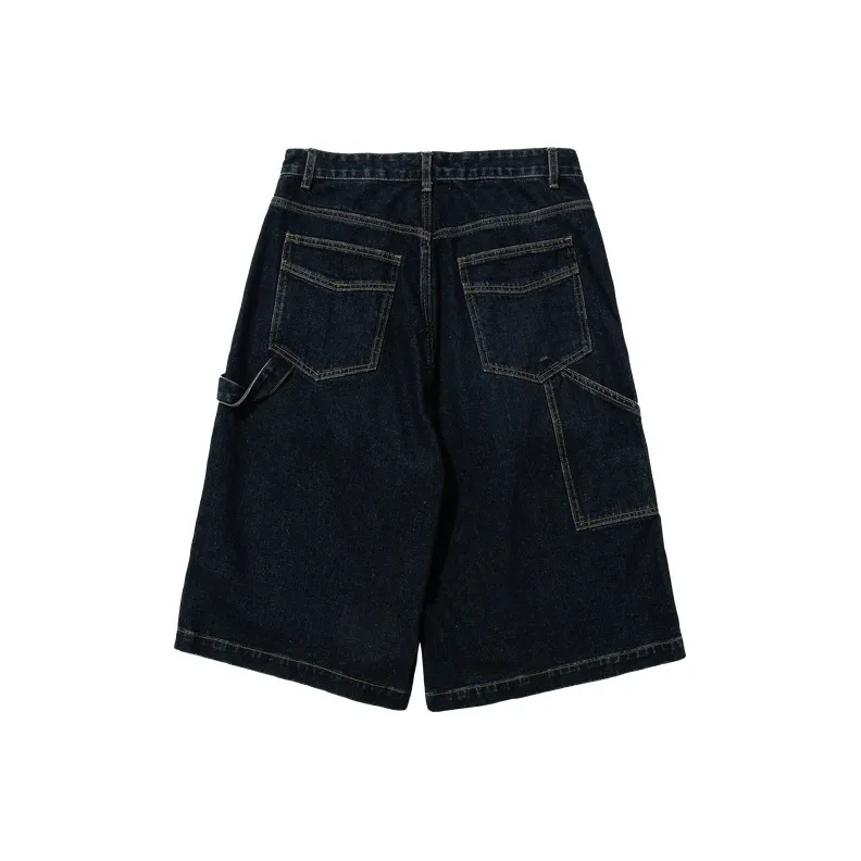 COUNTRY MOMENT Denim Shorts Unisex Denim Blue-1