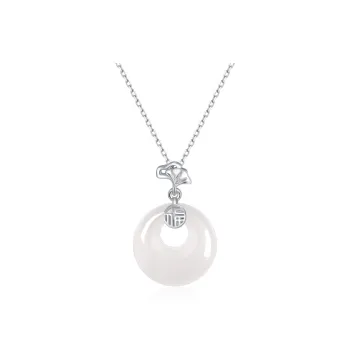 CHINA GOLD Chalcedony Necklaces Women's