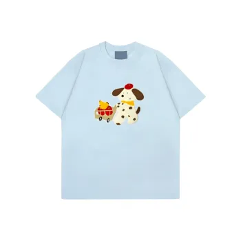 Mountainpeak T Shirt Unisex Light Blue[Embroidered]
