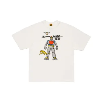 HUMAN MADE I KNOW NIGO TOO Collaboration T Shirts Unisex