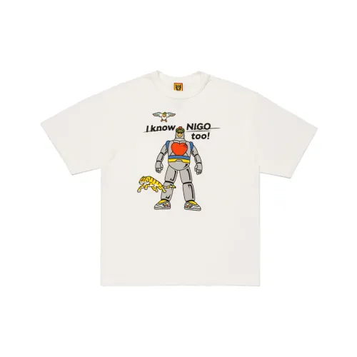 HUMAN MADE I KNOW NIGO TOO Collaboration T Shirts Unisex