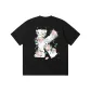 Black Plants Floral K Letter