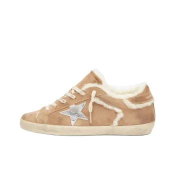Golden Goose Super Star Low Top Skateboard Shoes Women's Brown