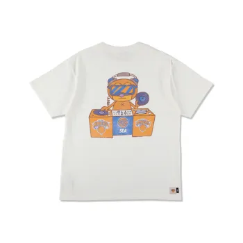 Nba X WIND AND SEA NBA X PARAPPA THE RAPPER Collaboration T-Shirts Unisex White