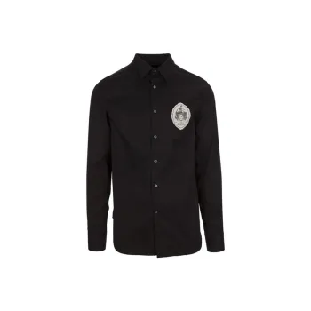 Alexander McQueen Shirts Men Black