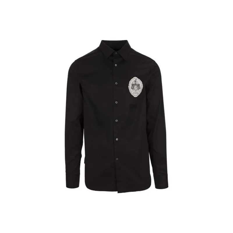 Alexander McQueen Shirts Men Black-0