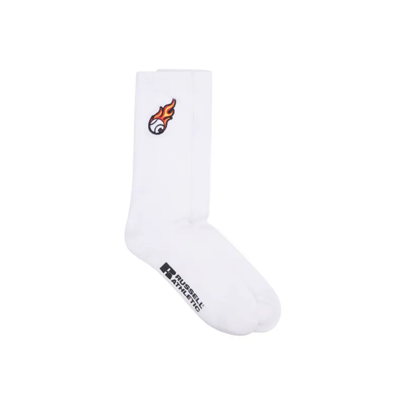 Russell Athletic Mid Calf Socks Men's 1 Pack White-1