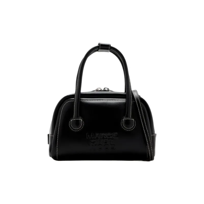 MARGESHERWOOD Leather Handbag Mini Women's Black-0