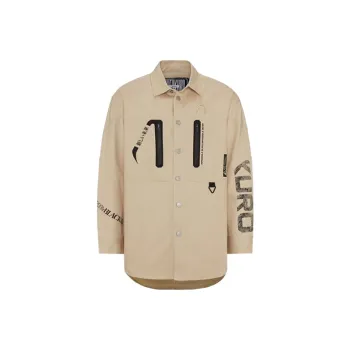 EVISU Shirts Men Light Brown