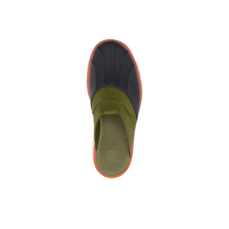 SOREL Rubber Sole Slip Resistant Wrap toe Slippers Women's Green-3