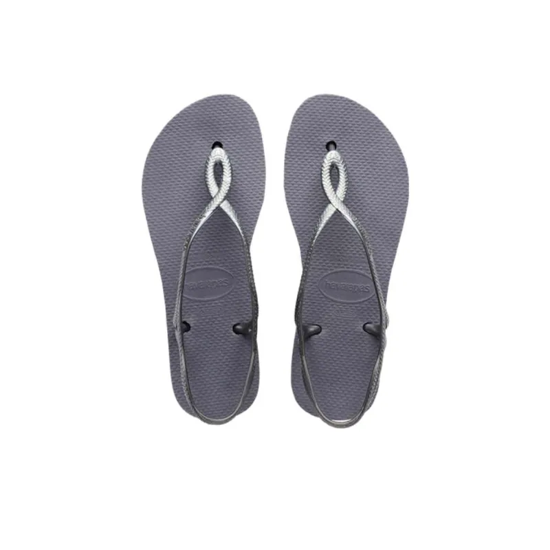 Havaianas LunaFlatform Beach Sandals Women's Steel Gray-1