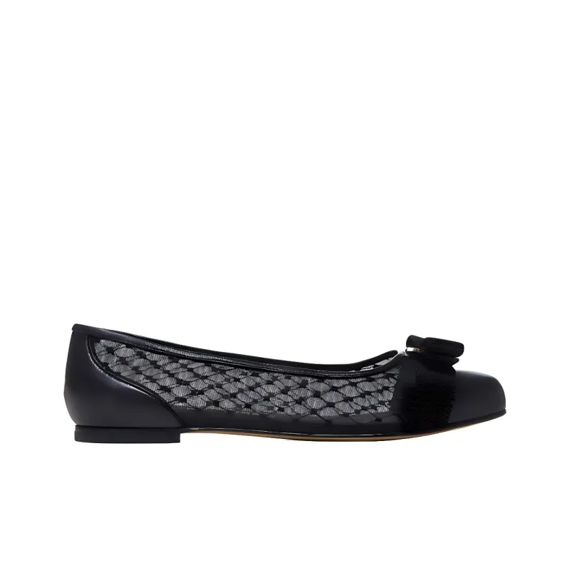 FERRAGAMO Varina Casual Single Shoes Women's Black-1