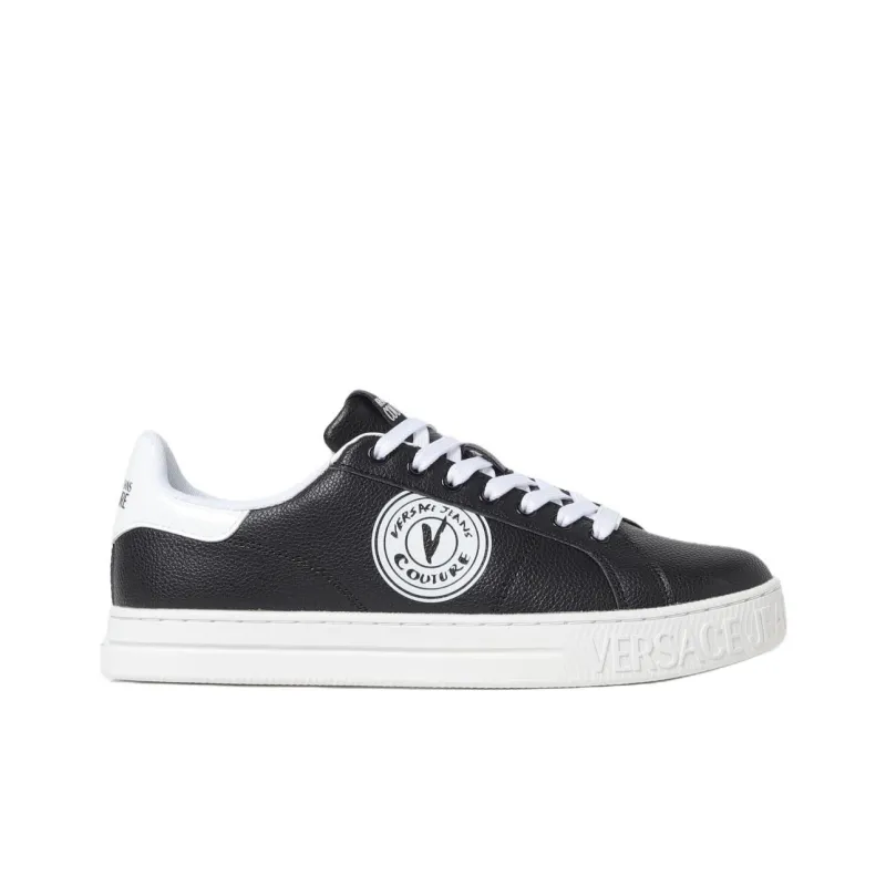 VERSACE JEANS COUTURE Low Top Skateboard Shoes Women's Black-1