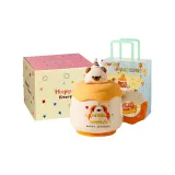 [with Gift Bag]Yellow Puppy Birthday Theme Ceramic Cup