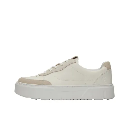 Timberland Anti Slip Wear Resistant Low Top Skateboard Shoes Women's White