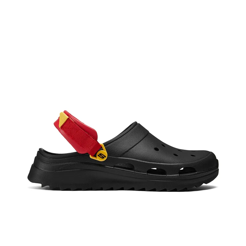 Skechers Foamies Clogs Men's Black Red-1