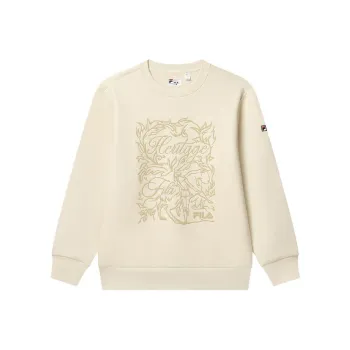 FILA Heritage Sweatshirt Men's Soy White Khaki