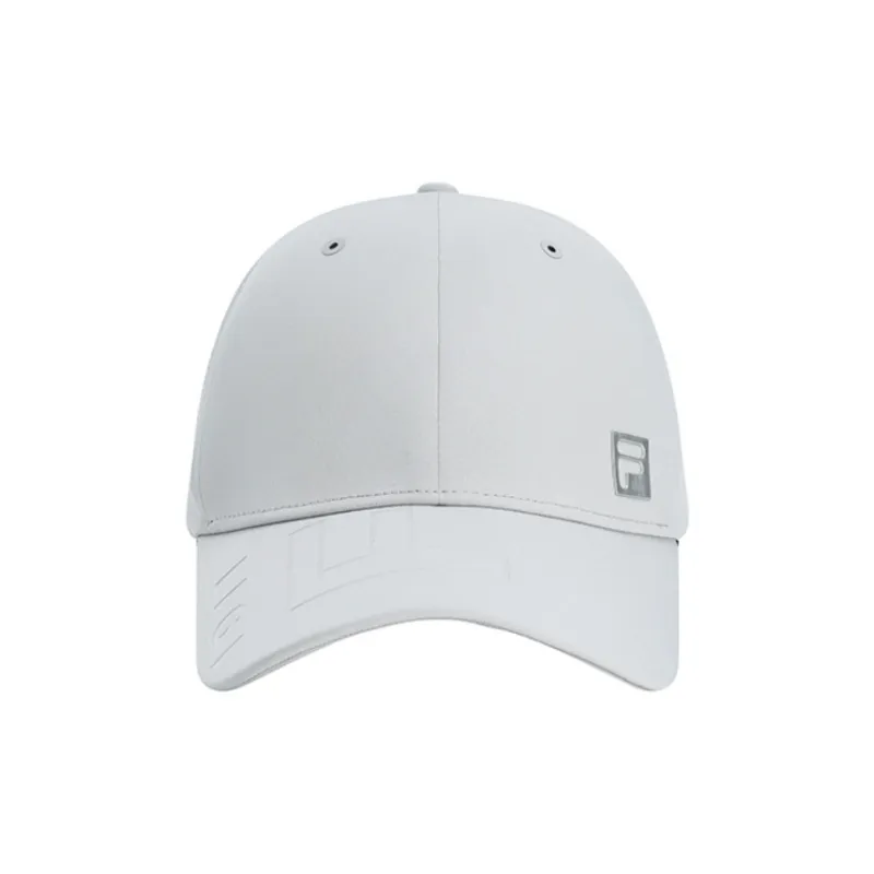 FILA Athletics Polyester Baseball Caps Unisex Moon Silver Gray-0