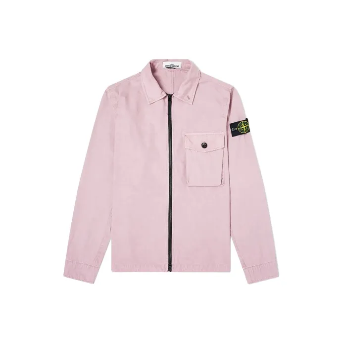 STONE ISLAND Shirts Men Pink-0